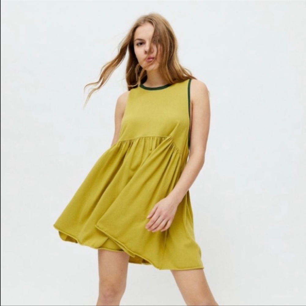 URBAN OUTFITTERS Hadley Contrast Trim Mini Dress